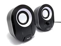 Conceptronic Equip 245333 luidspreker Zwart, Wit Bedraad 3 W - thumbnail