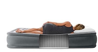 Intex comfort plush luchtbed - eenpersoons - thumbnail