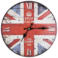 VidaXL Wandklok vintage stijl 30 cm uk - thumbnail