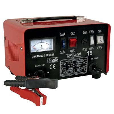 Lader voor 12/24 v lood-zuurbatterijen met boostfunctie 9 a Velleman - Velleman