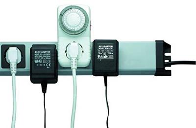 Kopp 2.29420012E8 Stekkerdoos 6-voudig Zwart, Zilver GST18i aansluitbus 1 stuk(s)