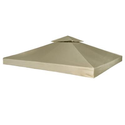 VidaXL Vervangend tentdoek prieel 310 g/m² 3x3 m beige