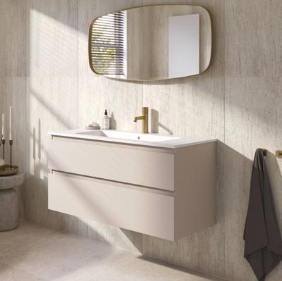 Ben Tendenza badmeubel incl. keramische wastafel 100x46x62cm zand