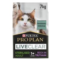 Purina Pro Plan liveclear sterilised kalkoen kattenvoer 7kg zak - thumbnail