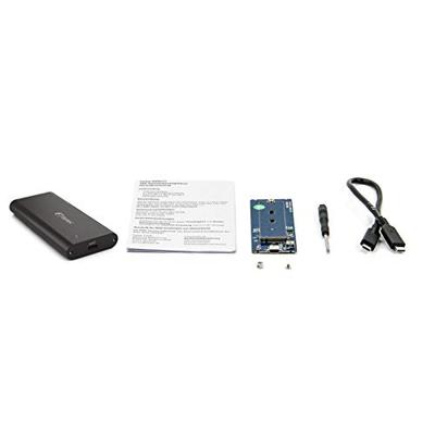 Fantec NVMe31 zwart SSD-behuizing USB 3.1