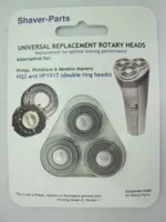 Huismerk Universele scheerkoppen HQ2 en HP1917 Double ring heads - thumbnail