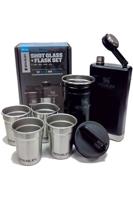 Stanley The Pre-Party Shotglass + Flask Set Shotglas Matte Black - thumbnail