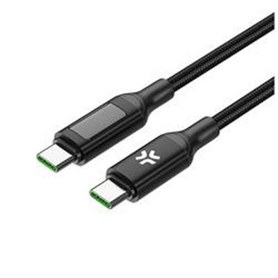Celly C to c kabel 100w 2m display bk usbcusbc100wled