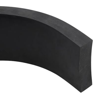 VidaXL Rubberen rand voor sneeuwploeg 250x10x2 cm zwart