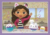 Clementoni Supercolor 4in1 Puzzel Gabbys Dollhouse 12-24 Stukjes - thumbnail