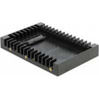 Delock 18364 3,5 installatieframe voor 2,5 SATA-schijf zwart - thumbnail