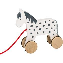 Goki houten trekdier paard