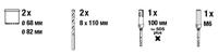 kwb 499176 Gatenzaagset 6-delig 68 mm, 82 mm 6 stuk(s) - thumbnail