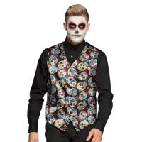 Halloween Gilet Day of the dead - thumbnail