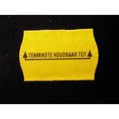 Etiket 2516 geel perm 2slit Tenminste ho