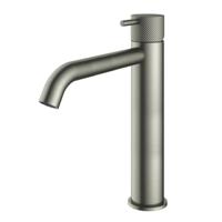 Wastafelmengkraan Hotbath Cobber X 28.6 cm Geborsteld Nikkel - thumbnail