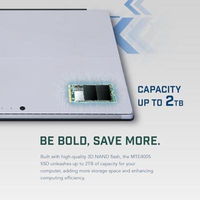 Transcend MTS400S 1 TB NVMe/PCIe M.2 SSD 2242 harde schijf PCIe NVMe 3.0 x4 Retail TS1TMTE400S Transcend MTS400S 1 TB NVMe/PCIe M.2 SSD 2242 harde schijf PCIe NVMe 3.0 x4 Retail TS1TMTE400S