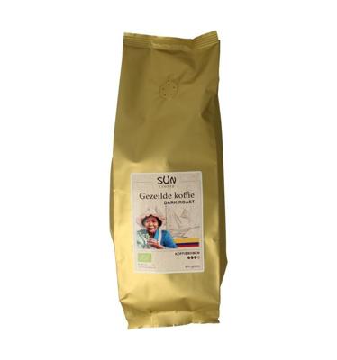 SUN Coffee Gezeilde koffiebonen dark roast bio 500 Gram