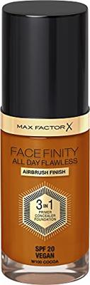 Max Factor Facefinity All Day Flawless 3 In 1 Foundation 30 ml W100 Cocoa Dames