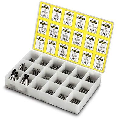 Stanley handgereedschap Assortiment Bits 200 Delig - 1-68-741 Stanley handgereedschap Assortiment Bits 200 Delig - 1-68-741