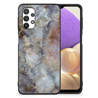 Samsung Galaxy A32 5G Marmeren Print Telefoonhoesje Marmer Grijs Samsung Galaxy A32 5G Marmeren Print Telefoonhoesje Marmer Grijs