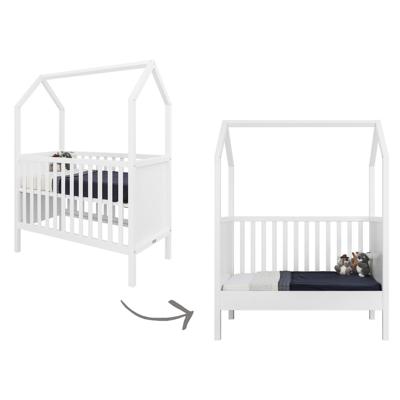 Bopita ombouwbaar ledikant my first house wit 60x120 cm Bopita ombouwbaar ledikant my first house wit 60x120 cm