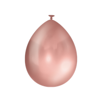 Ballonnen 50 stuks rosé gold - thumbnail