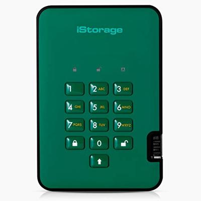 iStorage diskAshur2 SSD 256GB Secure Portable Solid State Drive Password protected Dust/Water Resistant Hardware encryption