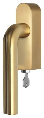 Formani David Rockwell ECLIPSE DR101-DKLOCK-O draaikiepgarnituur afsluitbaar rechtsdraaiend - PVD mat goud