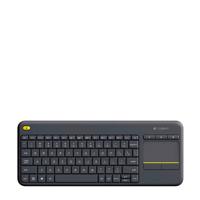 Logitech k400 plus toetsenbord (antraciet, eu lay-out (qwerty)) - thumbnail