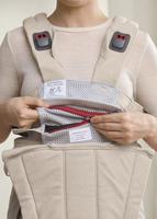 BABYBJORN Harmony draagzak geweven gemêleerd beige - thumbnail