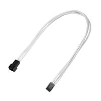 Nanoxia 900400017 3-pins Molex verlengkabel, 30 cm, witte enkele mouw - thumbnail