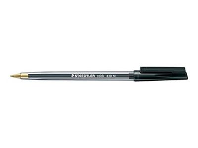 Pen Staedtler Stick 430 Zwart (50 Stuks)
