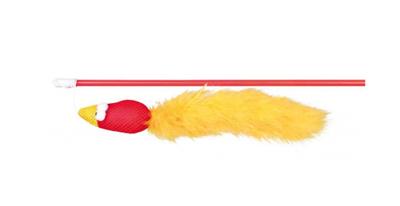 TRIXIE SPEELHENGEL VOGEL KUNSTSTOF / STOF / PLUCHE MET CATNIP ASSORTI 50 CM 4 ST