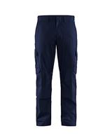 Blåkläder Industrie werkbroek stretch met kniezakken 14481832 | Marineblauw/Korenblauw | Maat 58 - 7330509759226 - thumbnail