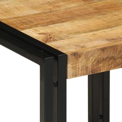 Salontafel Bruin 40 x 40 x 38 cm massief mangohout
