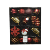 Beeldjes plc d8 cm multi ass 25st kerst Decoris - Decoris - thumbnail