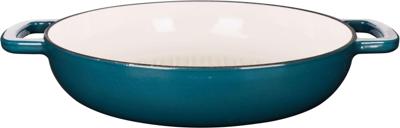 Grillpan - COSY & TRENDY - FONTESTIC - Geëmailleerd gietijzer - Ø28 cm - Geschikt voor alle kookplaten inclusief inductie - Blauw