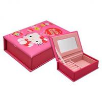 Hello Kitty sieradendoosje meisjes fluweel 10 x 15 cm roze - thumbnail