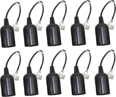 10 x Verhuisfitting E27 met kroonsteen - Set van 10 E27 lampfittingen max. 60W