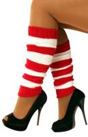 Beenwarmers rood wit - thumbnail