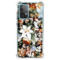 Case voor Samsung Galaxy A52 4G/5G Dark Flowers - thumbnail