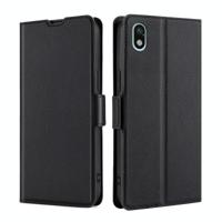 Voor Sony Xperia Ace III Ultra-Dunne spanningszijde Buckle Flip Leather Case - thumbnail
