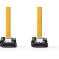 Datakabel SATA 6 Gb/s | SATA 7-Pins Female - SATA 7-Pins Female | 1,0 m | Geel - thumbnail