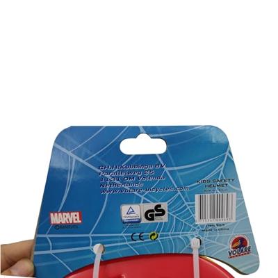 Spiderman Fietshelm spider-man jongens 51-55 cm blauww/rood