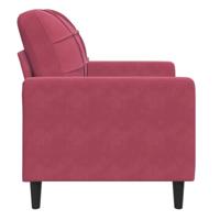 Fauteuil 60 cm fluweel wijnrood - thumbnail