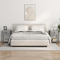 Bedside kasten 2 pcs Grijs sonoma 42 x 41 x 56 cm Bewerkt hout - thumbnail