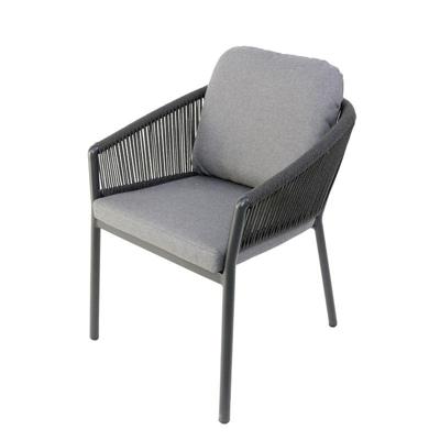 Lakeshore dining stoel midnight grey Oosterik Home - Oosterik home