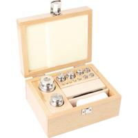 Kern 35406 Gewichtenset 354-06, OIML-klasse M2, nominale waarde 1 g - 1 kg, knop, roestvrij staal fijngedraaid (OIML), in houten etui - thumbnail