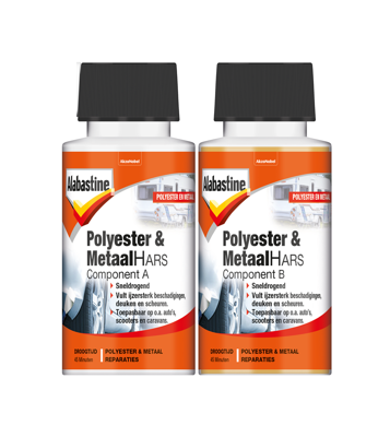 Alabastine Polyester & Metaal Harsset | 200ml - 5951444